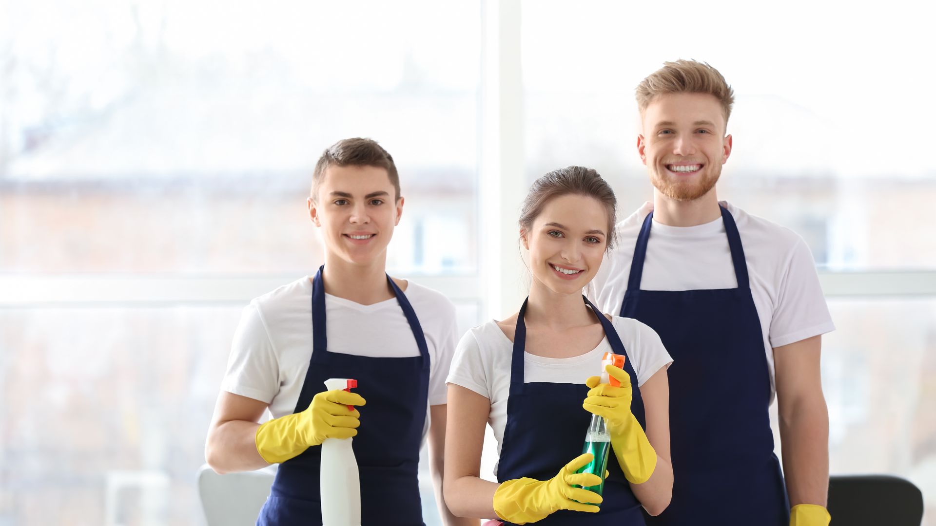 team of cleaners